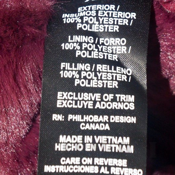 IVORY NWT Quilted Faux Fur Puffer Vest Reversible Nicole Miller - Picture 12 of 13